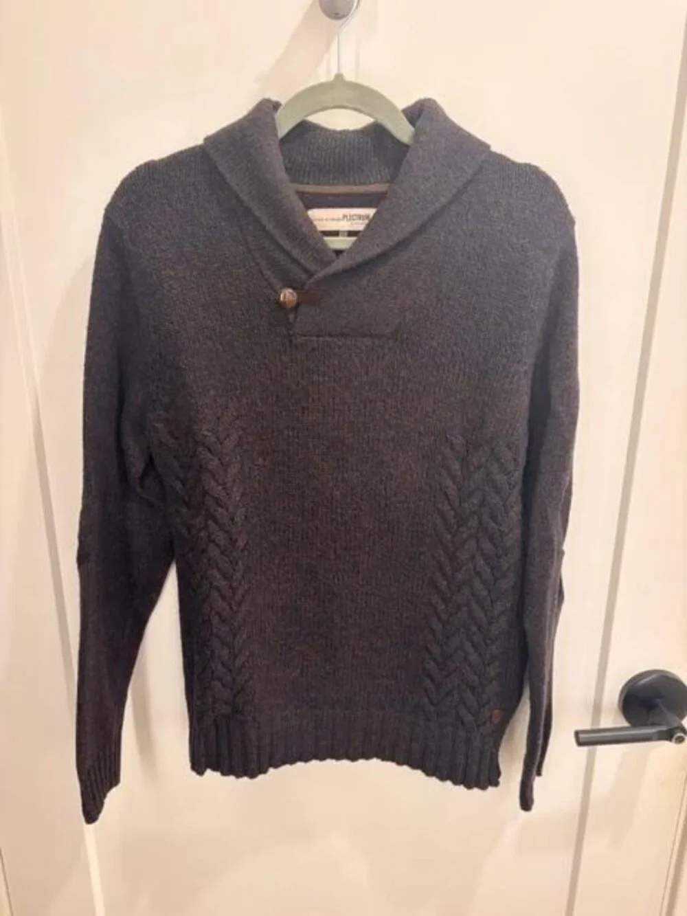 Ben Sherman PLECTRUM Men's cowl neck sweater - size Medium (color Brown)